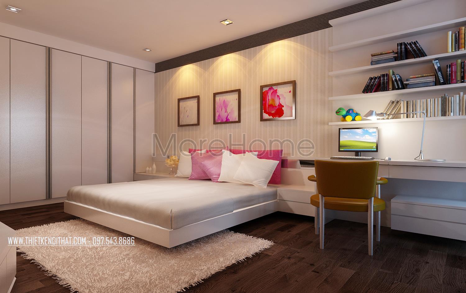 Thiết kế nội thất chung cư N05